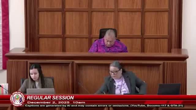 Legislature advances extension for Guam Customs satellite inspection facility amid timeline and capacity questions