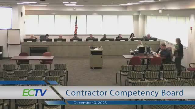 Escambia County board approves multiple contractor license reciprocity and exam applications