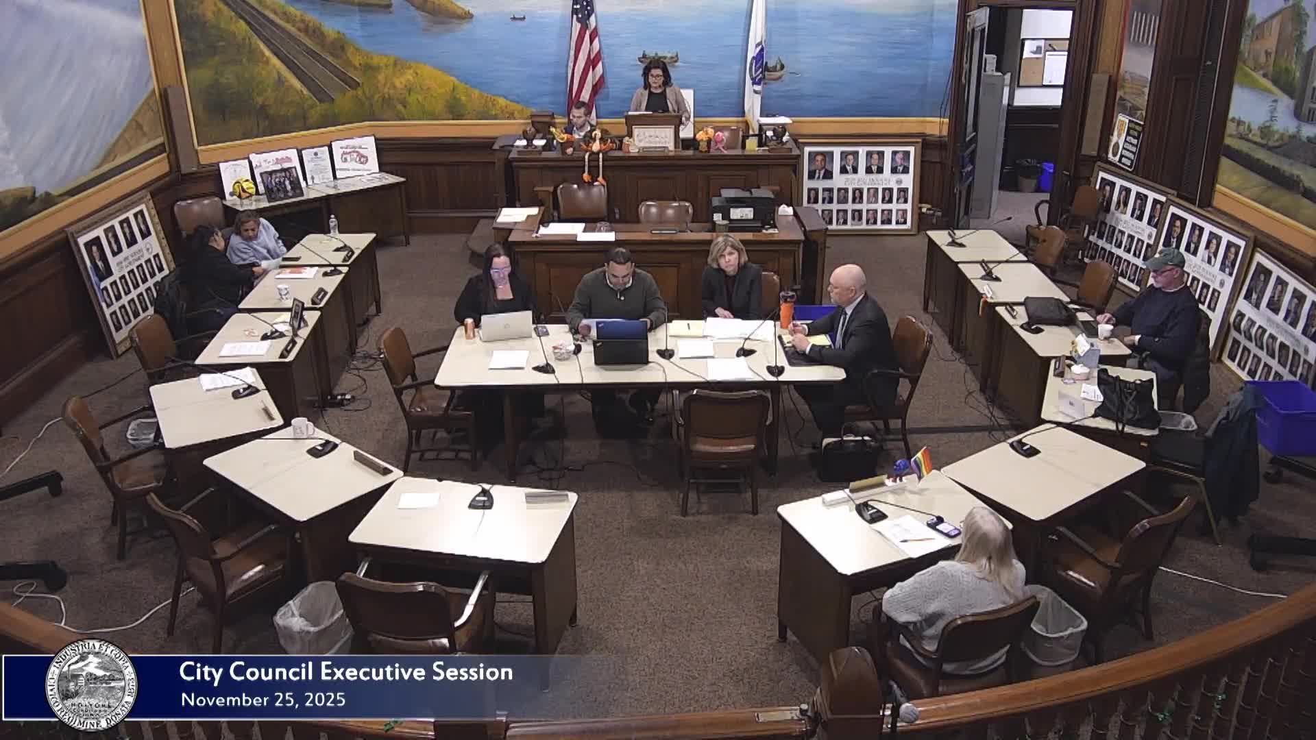 Holyoke City Council moves into executive session to discuss Wage Act issue and police, fire bargaining