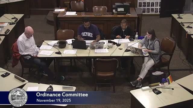Ordinance Committee closes hearing on short-term rental draft and directs refile to meet state/timing requirements