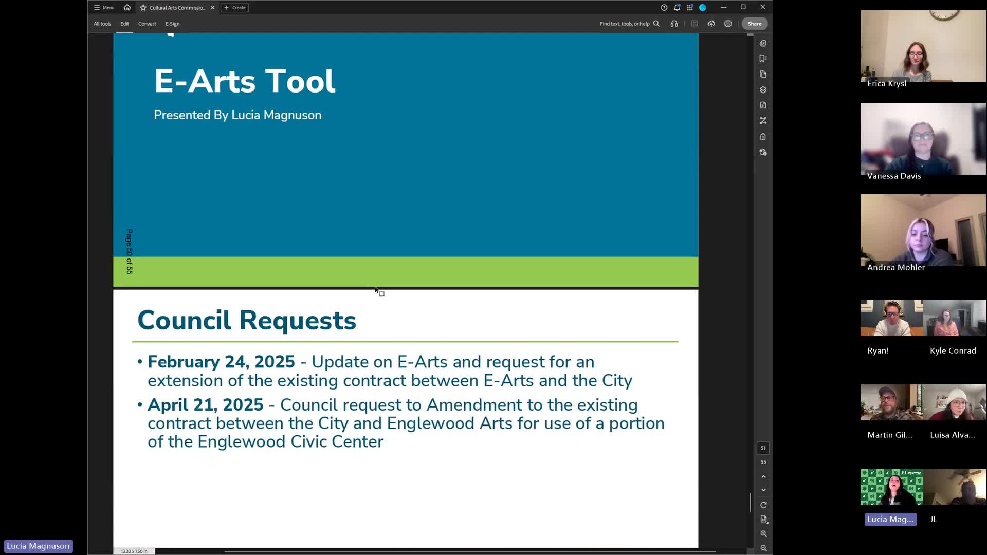 Commission asks Englewood Arts for program metrics ahead of Hampton Hall contract renewal