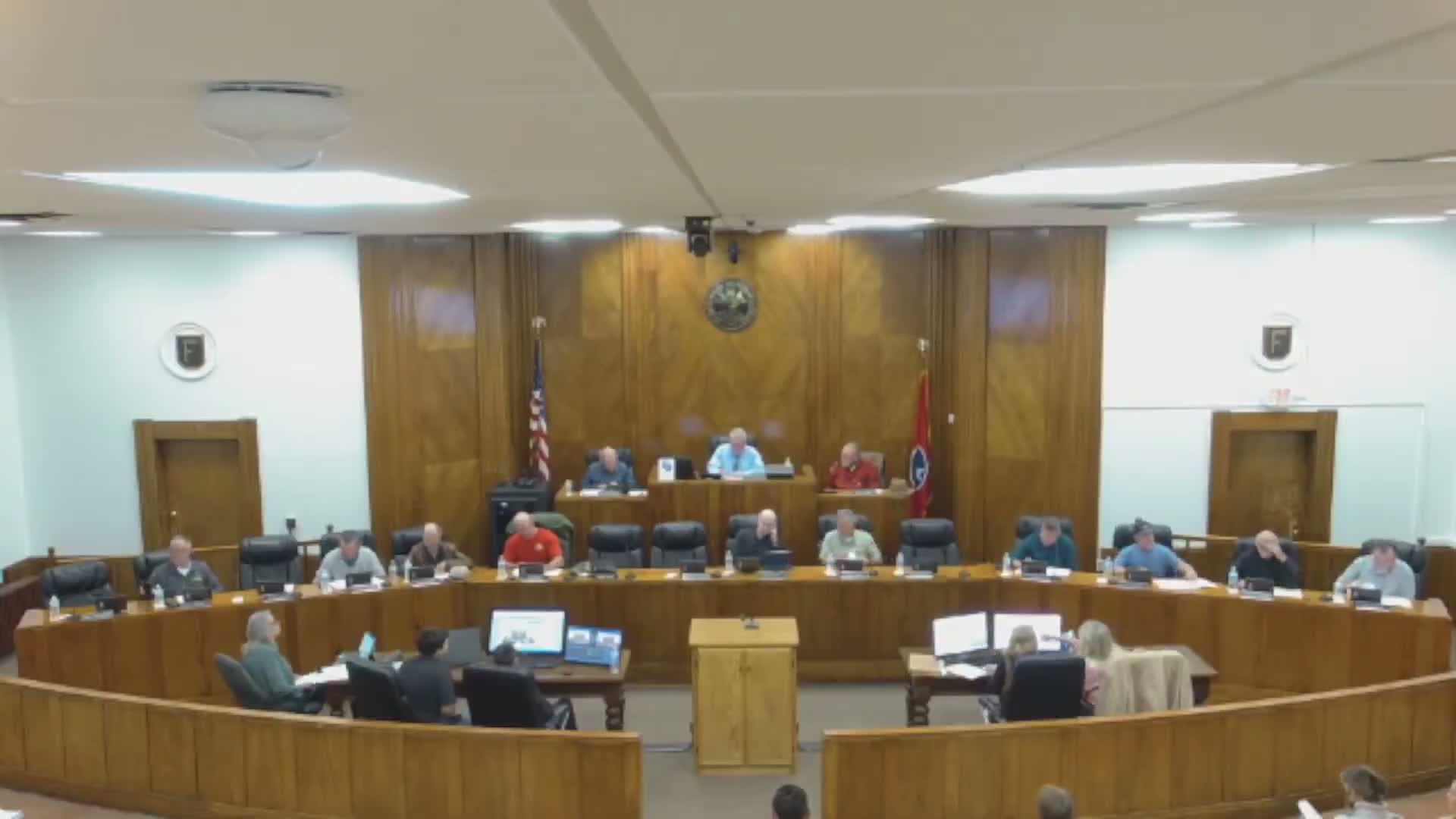 Franklin County Commission approves two rezoning requests during public hearing