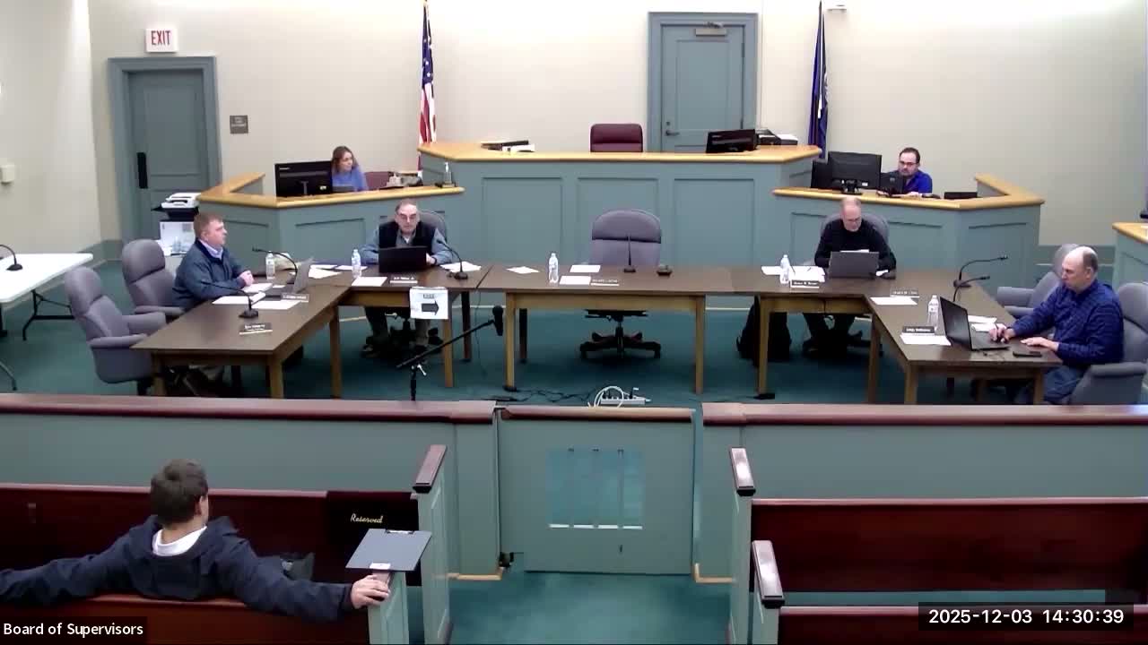 Northumberland supervisors review EMS staffing crisis and weigh pay, schedule and budget trade‑offs