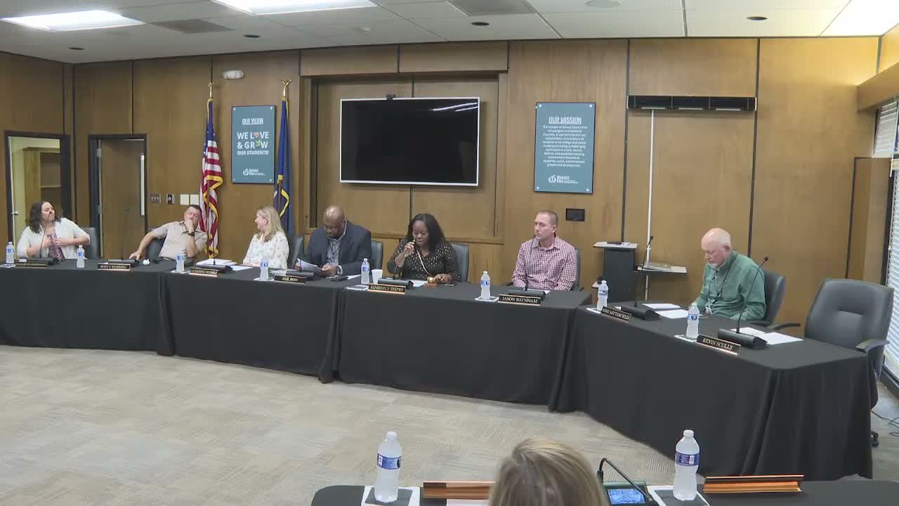 Lexington 05 holds special call: executive session on employee investigation, elects Mister Herring vice chair