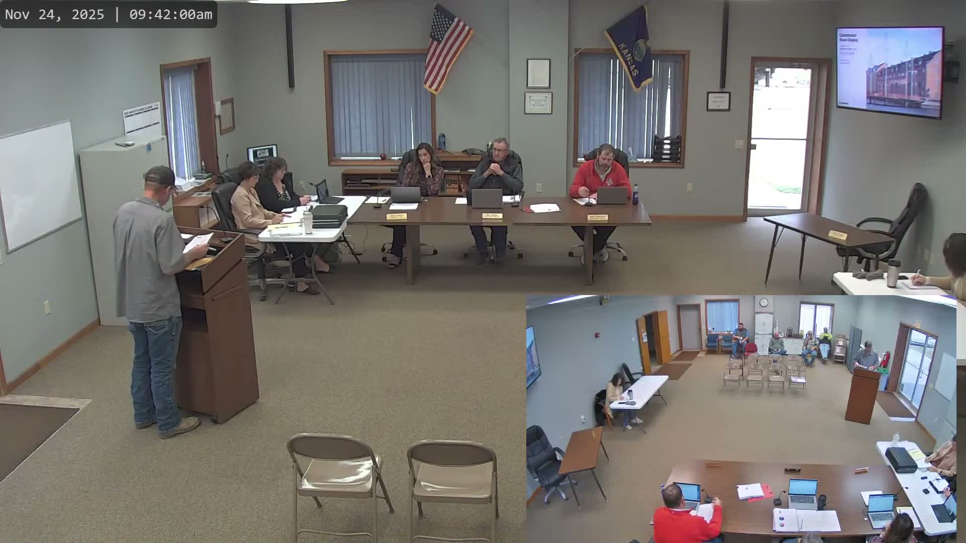 Commission approves small ARPA-funded invoice for landfill berm; GFL seeks to re-bid county landfill work