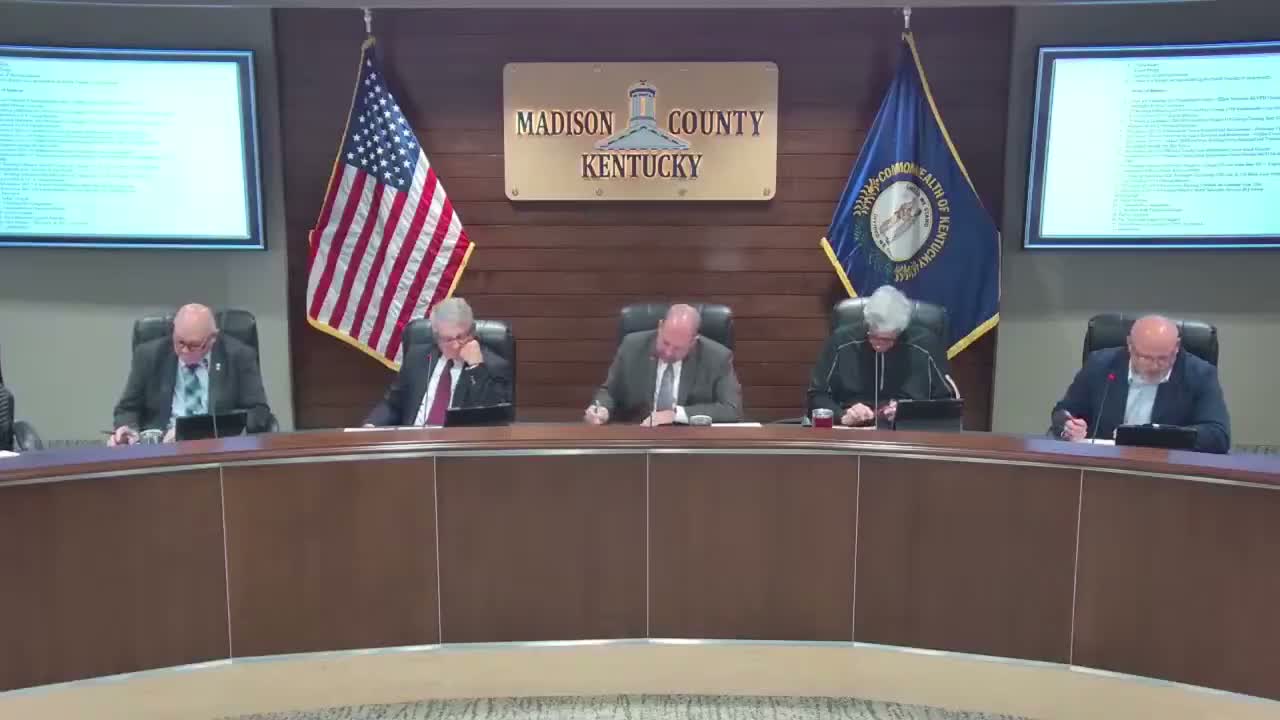 Madison County fiscal court approves annual schedule, media contract, personnel hires and claims
