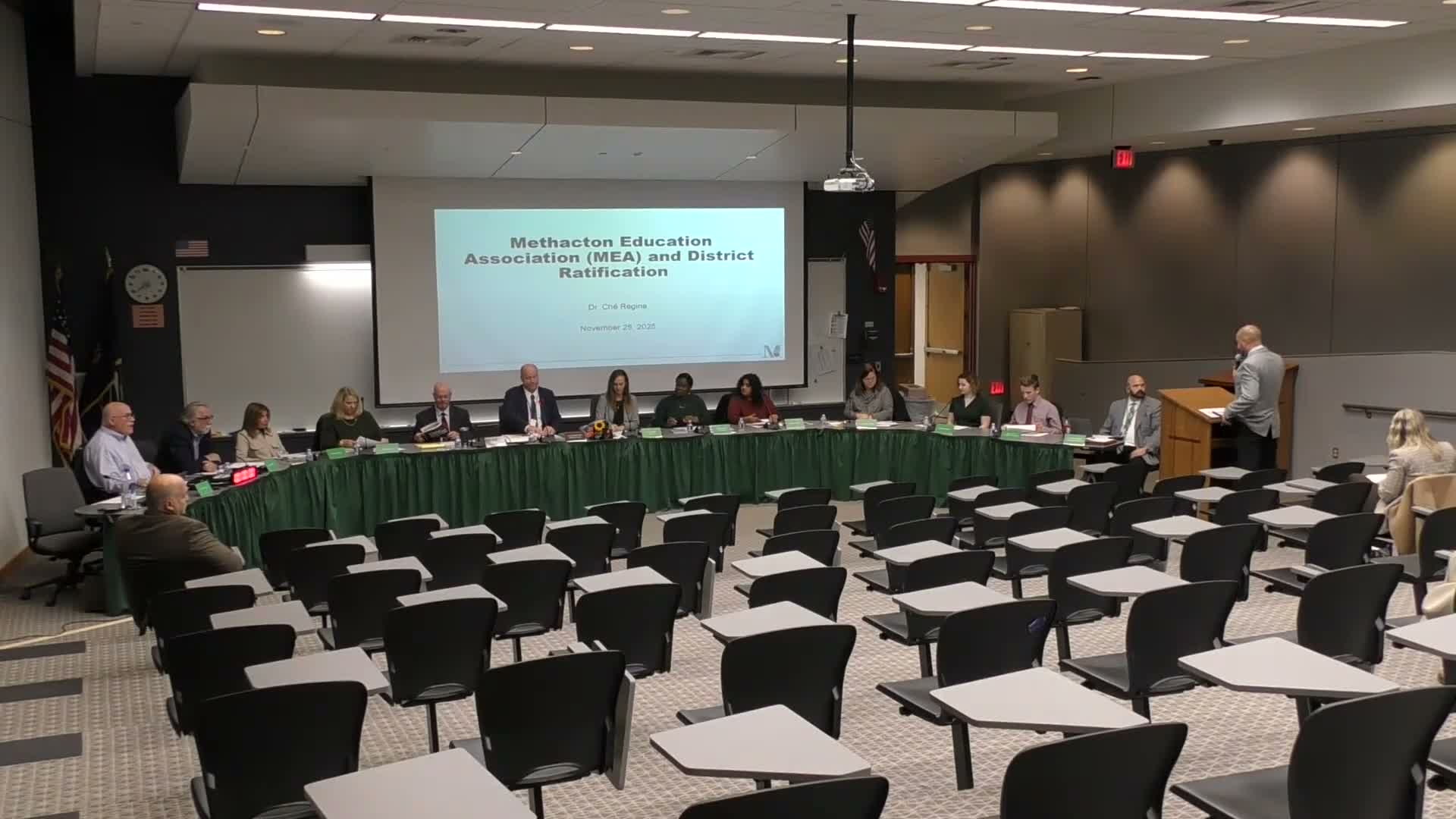 Methacton board ratifies four‑year contract with teachers’ association