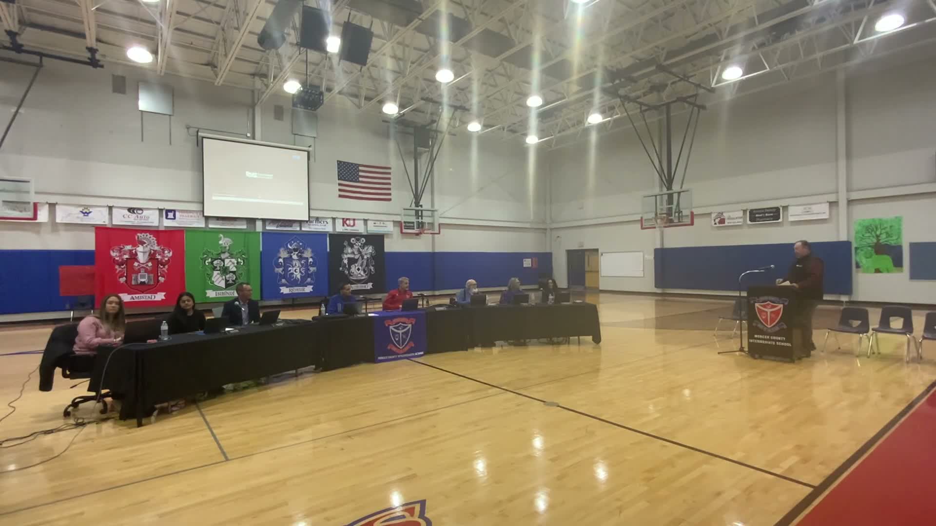 New elementary school shows structural progress; board told windows and masonry expected by year end