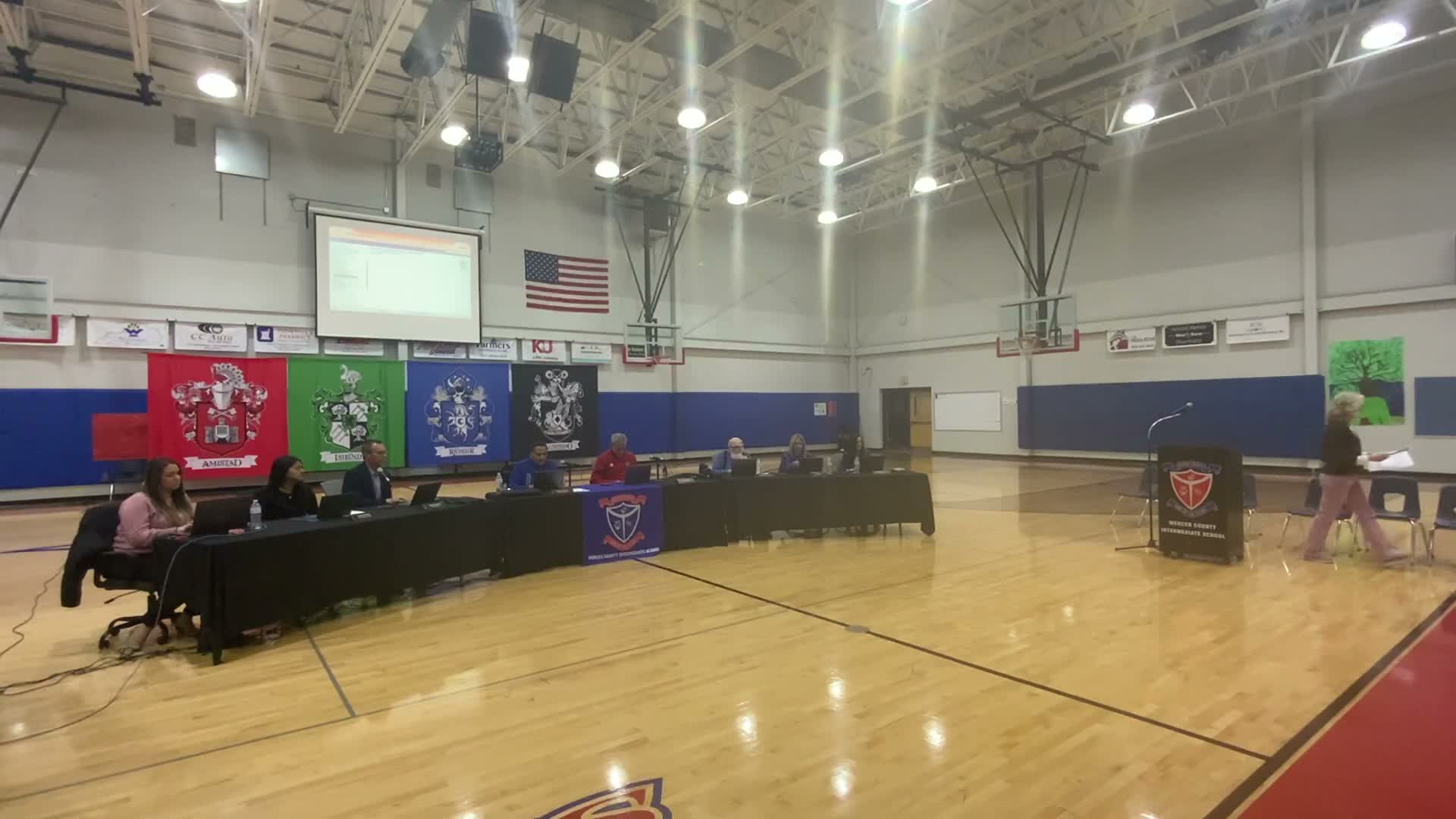 Board reviews first reading on expense-reimbursement changes and hears Whittaker Bank sponsorship proposal