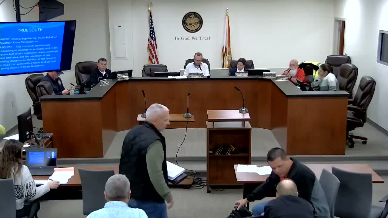 TRC conditionally approves True South horse stables; neighbor seeks buffer waiver to preserve vineyard view