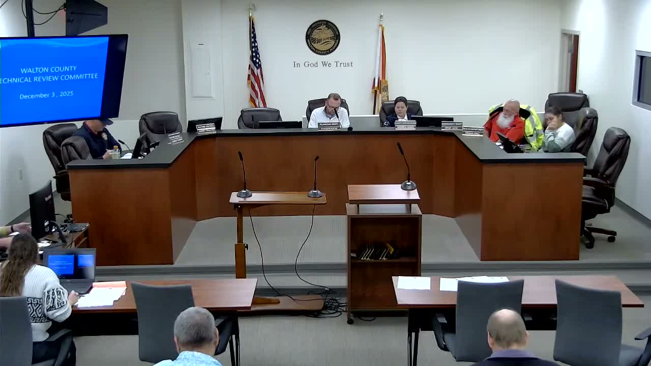 Walton County TRC approves 2026 schedule, continues several cases to later meetings