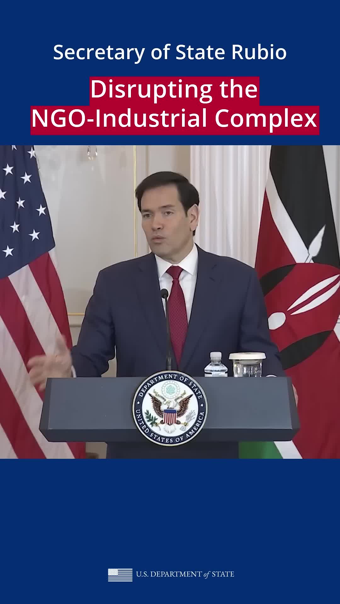 Speaker urges U.S. to stop funding NGOs that run parallel health systems abroad