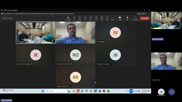 Commission votes for annual leadership elections, caps grant administrative fees at 15%