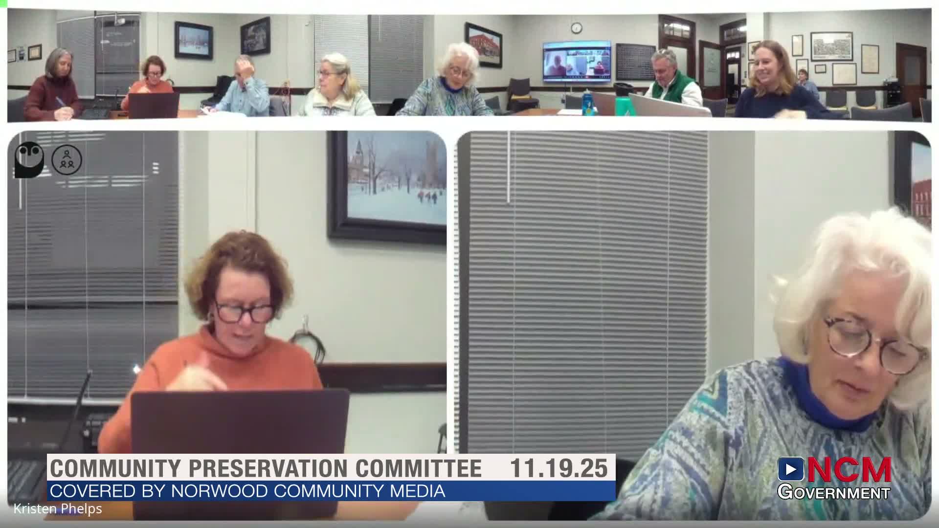 Norwood CPC proposes three public hearings for 12 CPA applications, tries Dec. 17