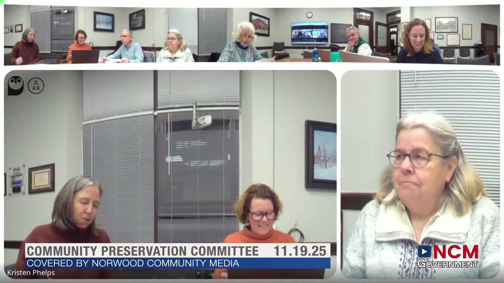 Norwood CPC staff says roughly $3.7M–$3.8M could be available for FY27 projects