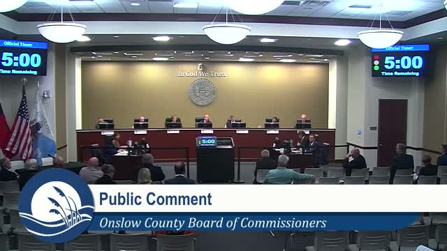 Volunteers, turnout and surveillance: Public commenters press Onslow County commissioners