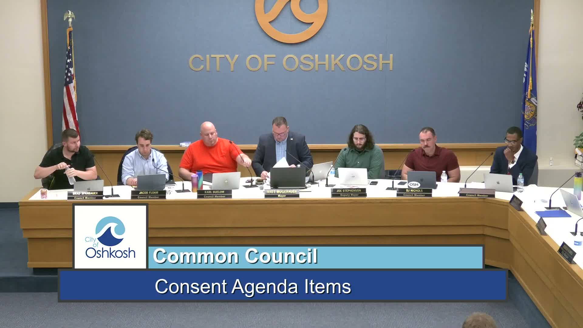 Oshkosh council advances water/sewer hookup deferral, updates stormwater rules and funds pedestrian bridge; selects Lakeshore Drive concept