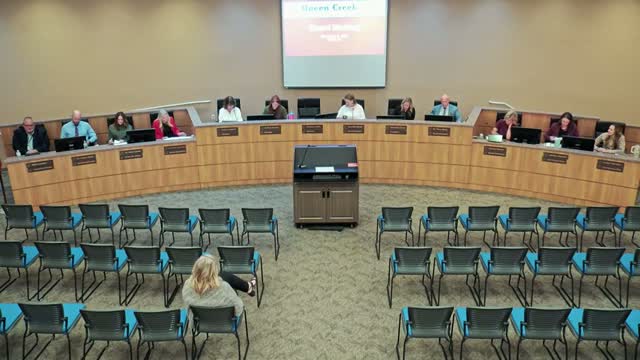 Board approves personnel items and votes to enter executive session for superintendent evaluation