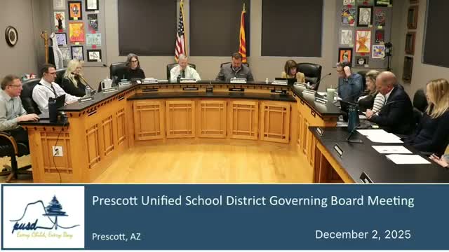 Prescott Unified board hears consultant on bond/override strategy and directs staff to seek proposals