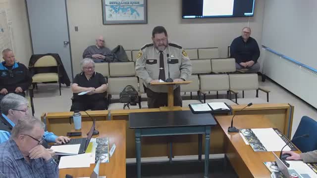 Sheriff: county will repay KLJ invoice, accept retention bonus grant and sign radio and housing contracts