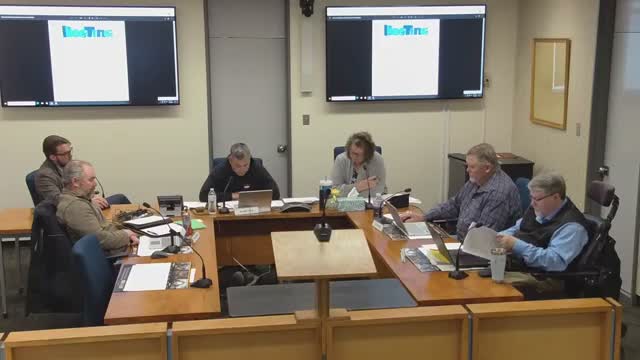 Commission approves 2026 meeting dates, discusses earlier budget meetings and blading contract review