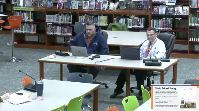 Facilities updates: fencing, camera licensing and a potential $180,000 clock/paging replacement