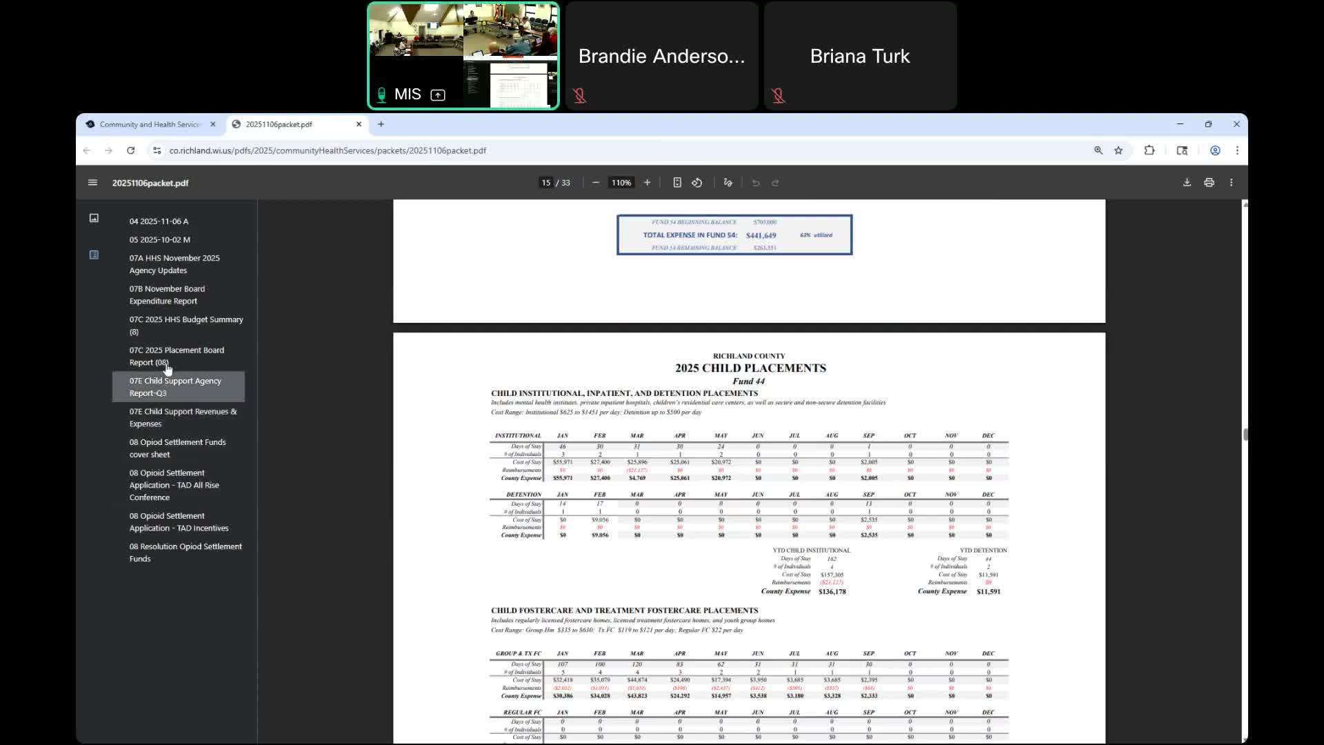 Richland County HHS reports flu clinics, vaccine availability and Pine Valley assisted-living updates