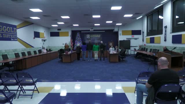 Ringgold SD board swears in new members and elects interim leadership by roll call