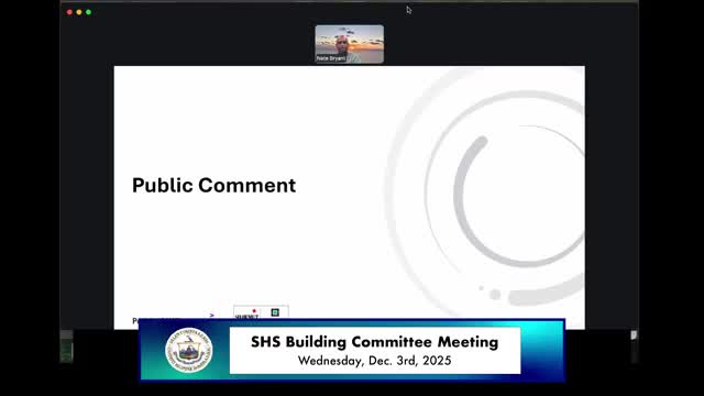 Committee says radon testing in existing school was below EPA guidance; mitigation allowances added to schematic design