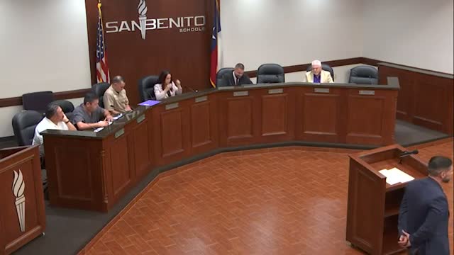 San Benito CISD board approves consent agenda, appoints elementary principal and allocates appraisal district votes