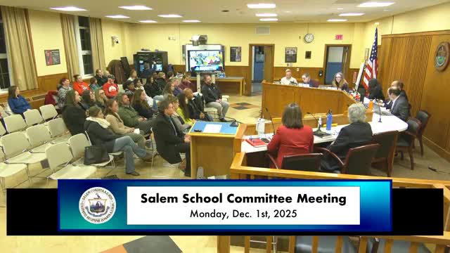 Parents, nurses and nonprofits press Salem committee on reconfiguration impacts; district honors two seniors