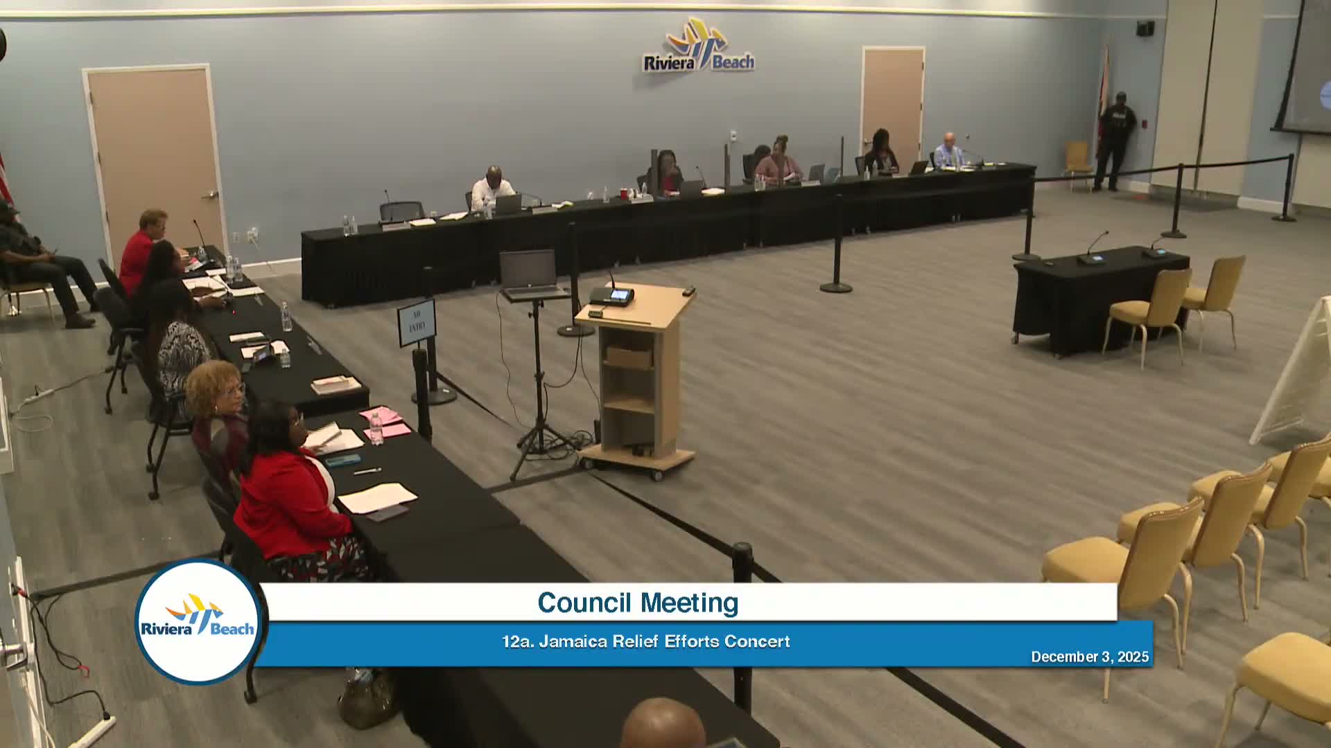 Council backs limited city support for Jamaica relief concert, caps internal costs at about $18,000