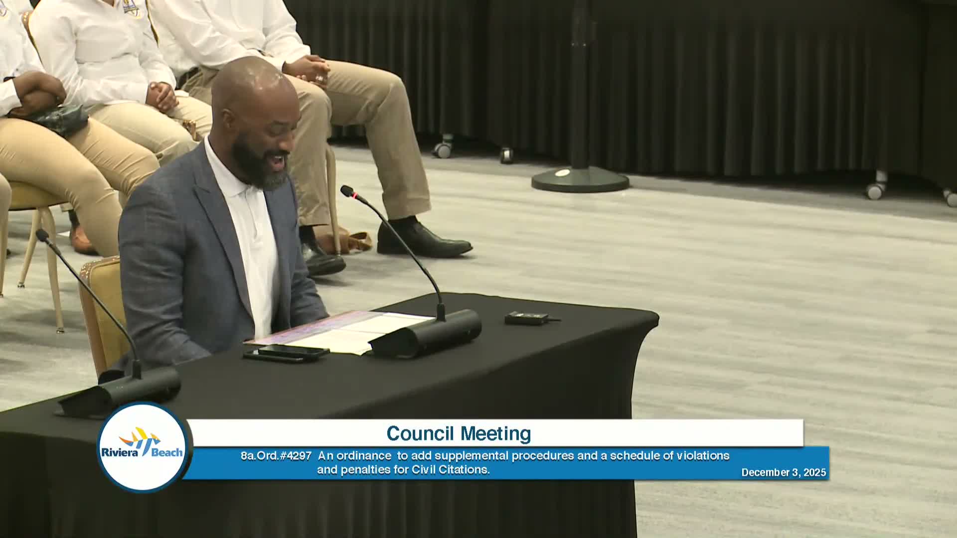 Riviera Beach adopts civil citation process, council asks for safeguards for seniors and owners