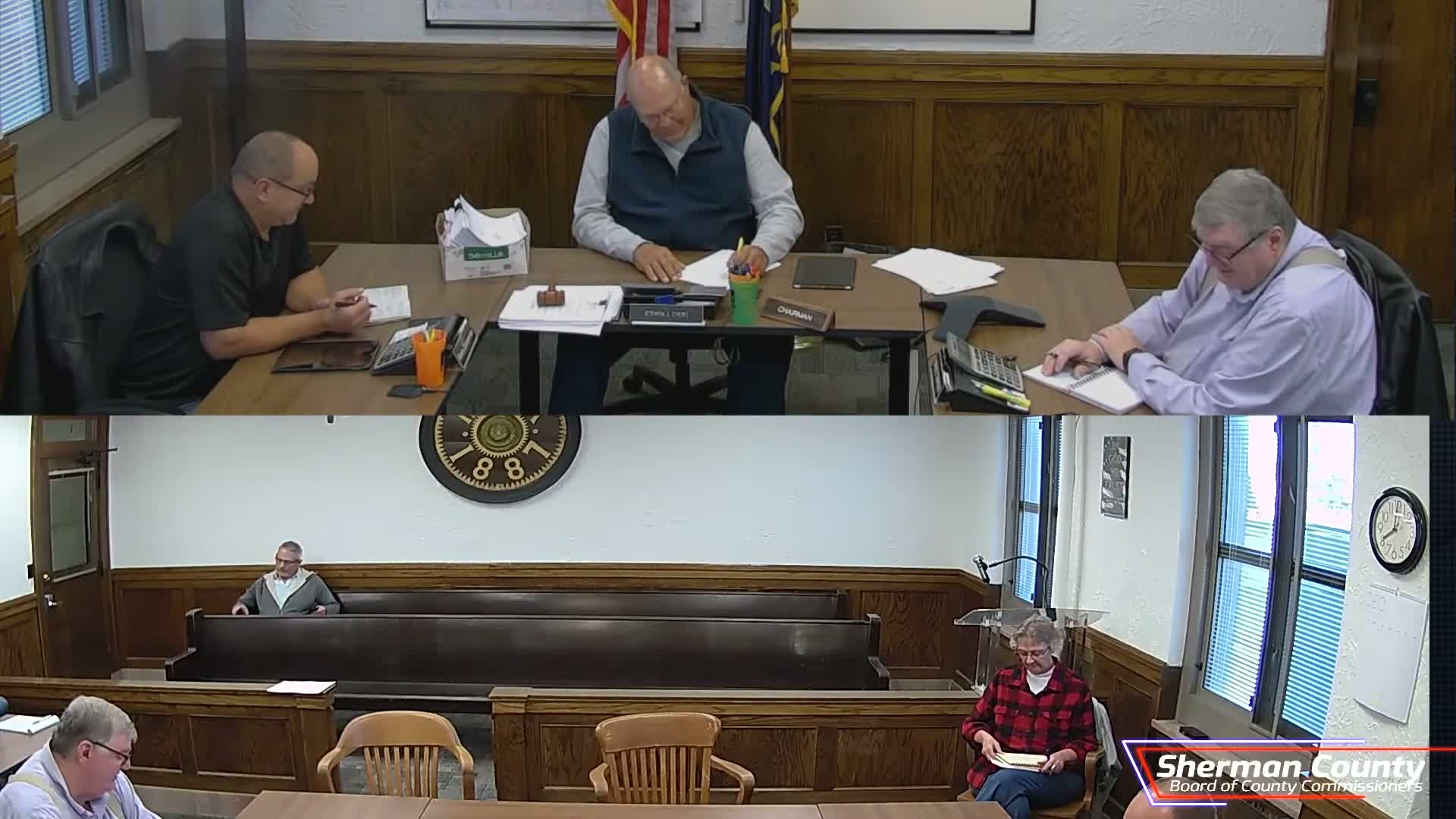 Sherman County commissioners approve routine contracts and equipment bids