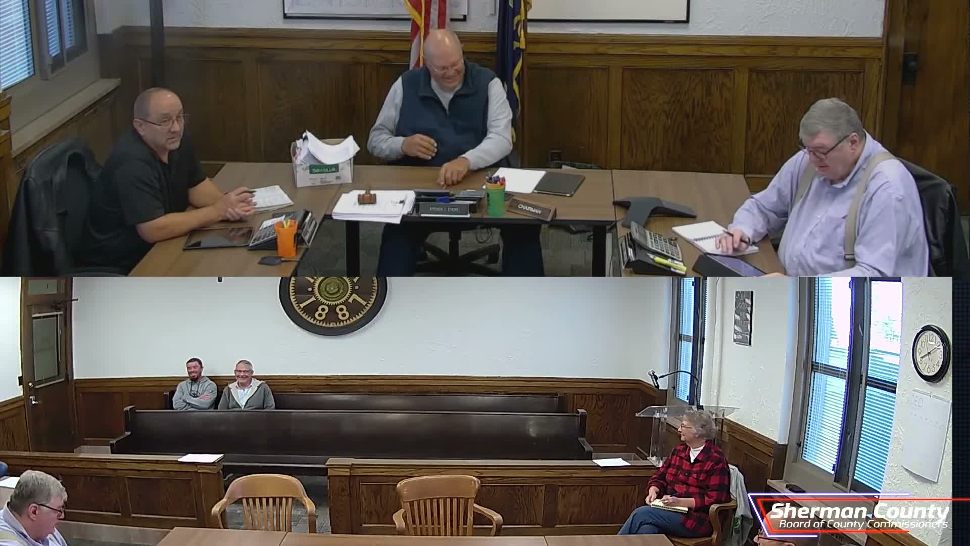 Sherman County commissioners hold brief executive sessions on trade secret and personnel matters