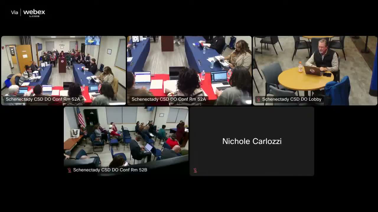 Schenectady school leaders present suspension data showing persistent racial disparities; board requests further drill‑downs