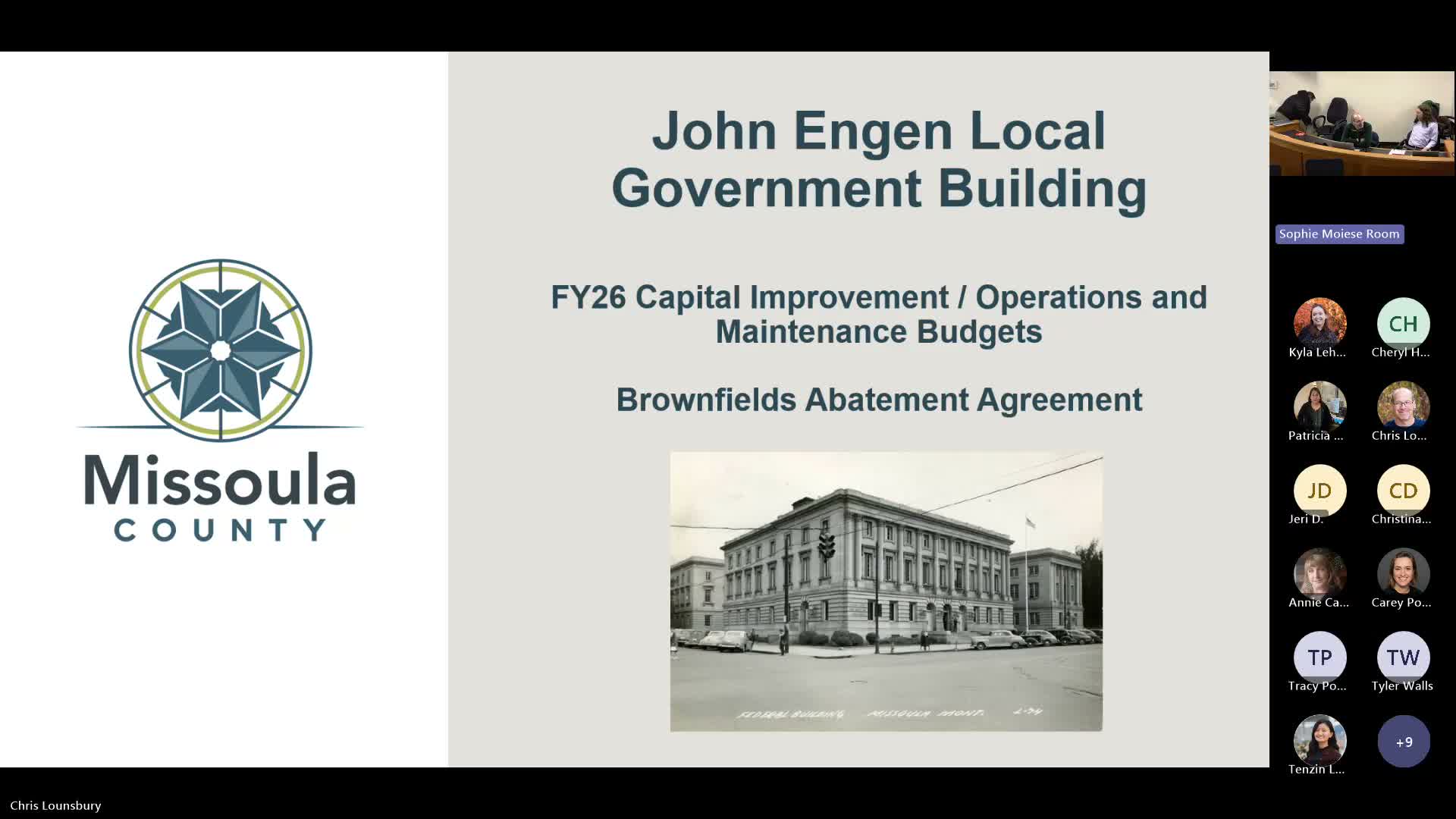 County approves FY26 John Engen Building abatement, ADA and backbone planning with brownfields support