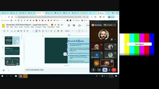Board reviews spike in legal fees and 165 public-records requests since February