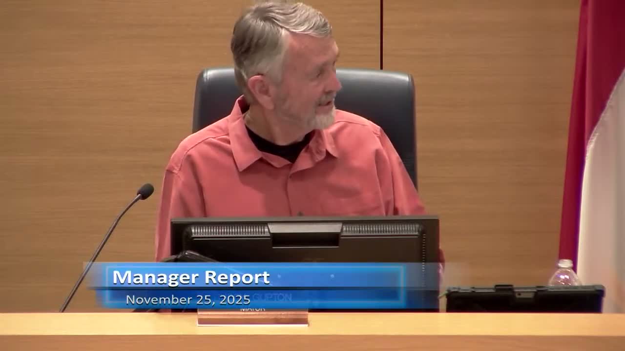 Garner manager previews December calendar, audit and committee items; council raises trash pickup, public safety concerns