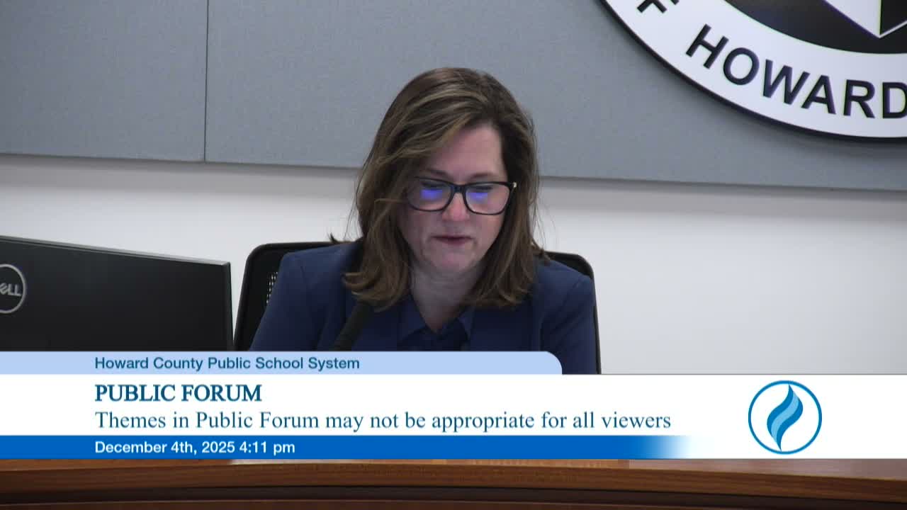 Oakland Mills parents, students and staff urge Howard County board to restore renovation funding