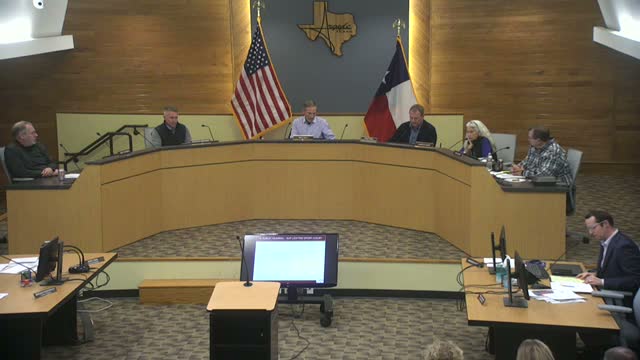 Commission tables Argyle ISD sports-court lighting SUP to Jan. 7 for site visit