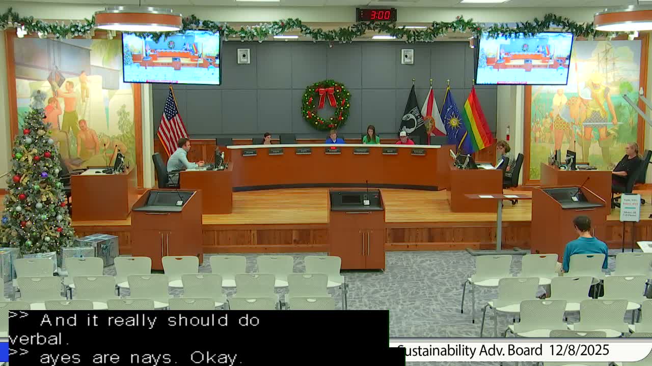 Sustainability board endorses FGBC-based green building program, sends package to City Commission