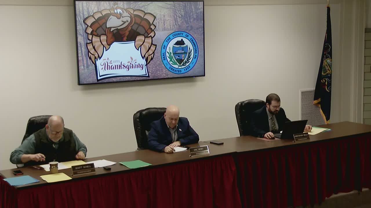 Crawford County commissioners approve $4.13 million in bills, ratify contracts and emergency hires; retirement board delays COLA