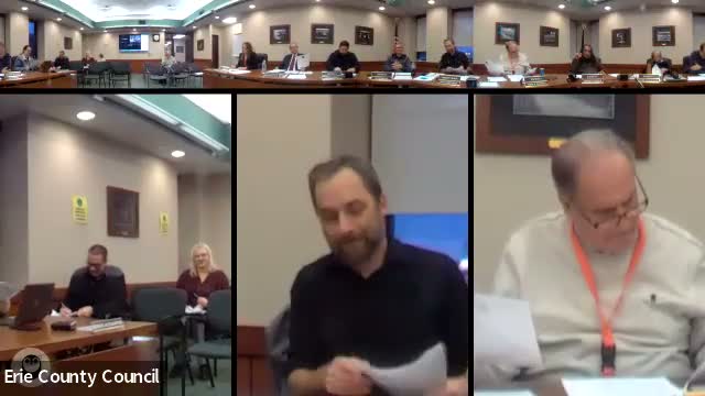 Erie County committee debates whether to approve 2026 appointed-official salaries before new administration