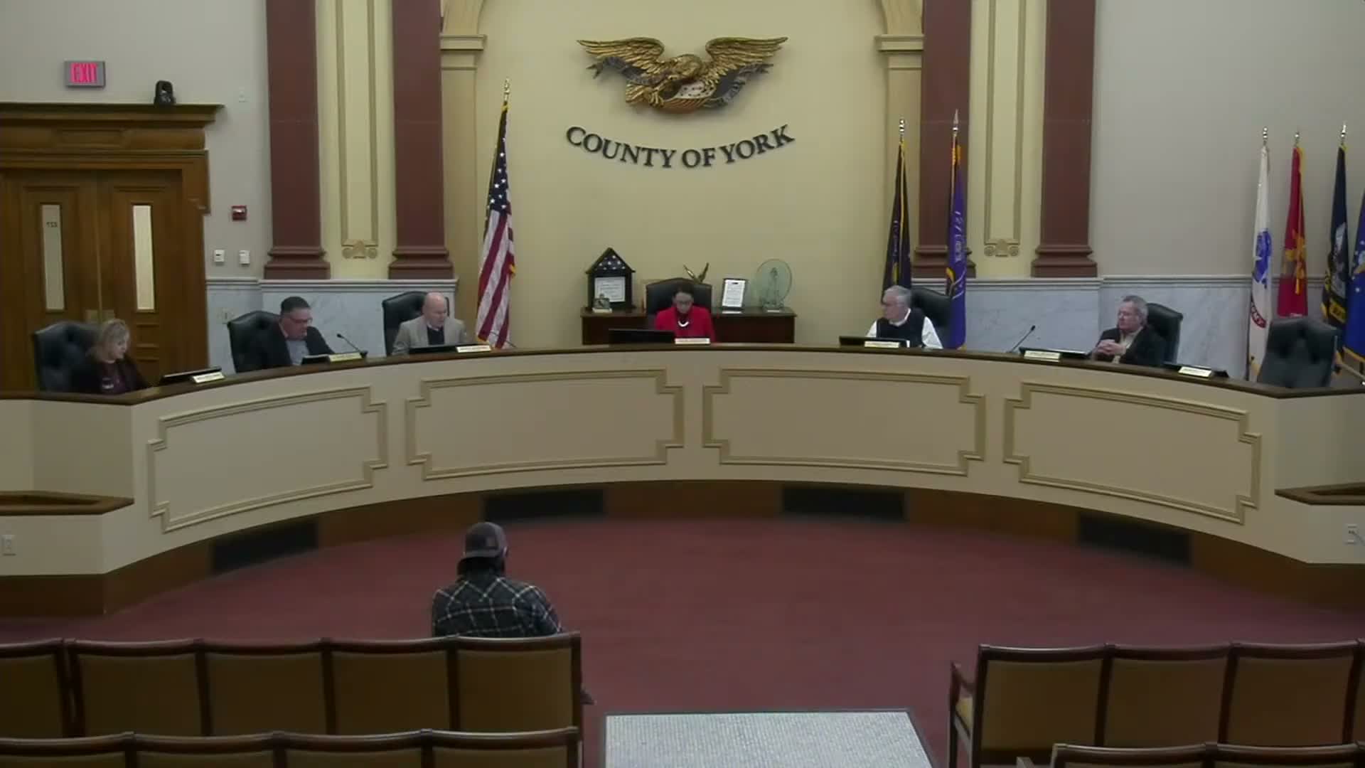 York County commissioners approve consent agenda and complete routine salary-board business