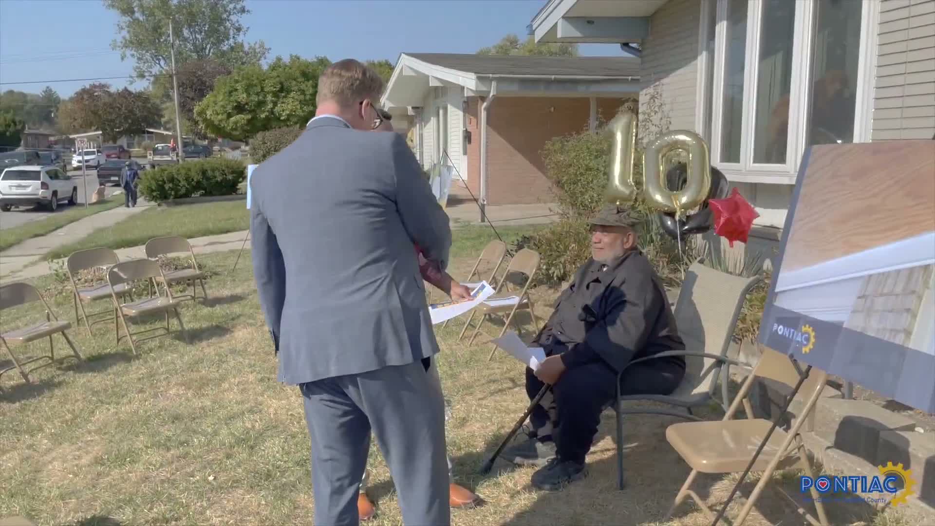 Pontiac celebrates 100th home fixed through ARPA-funded repair program