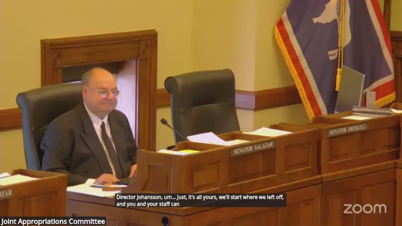 Appropriations committee hears Department of Health request for behavioral‑health funding and $21.2M preschool external cost adjustment