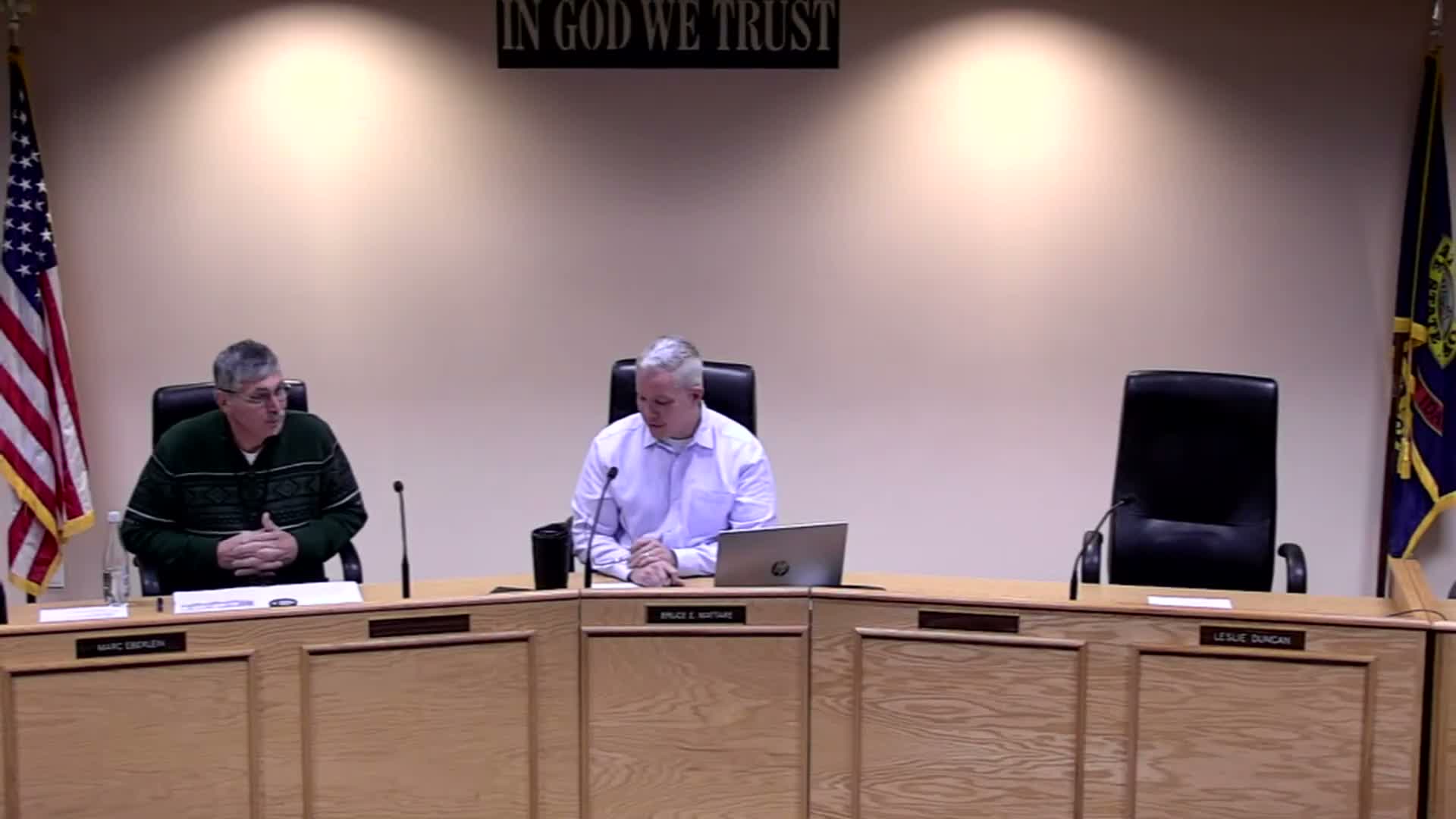 Board enters executive session under Idaho Code 74‑206(1)(b); exits with no decisions