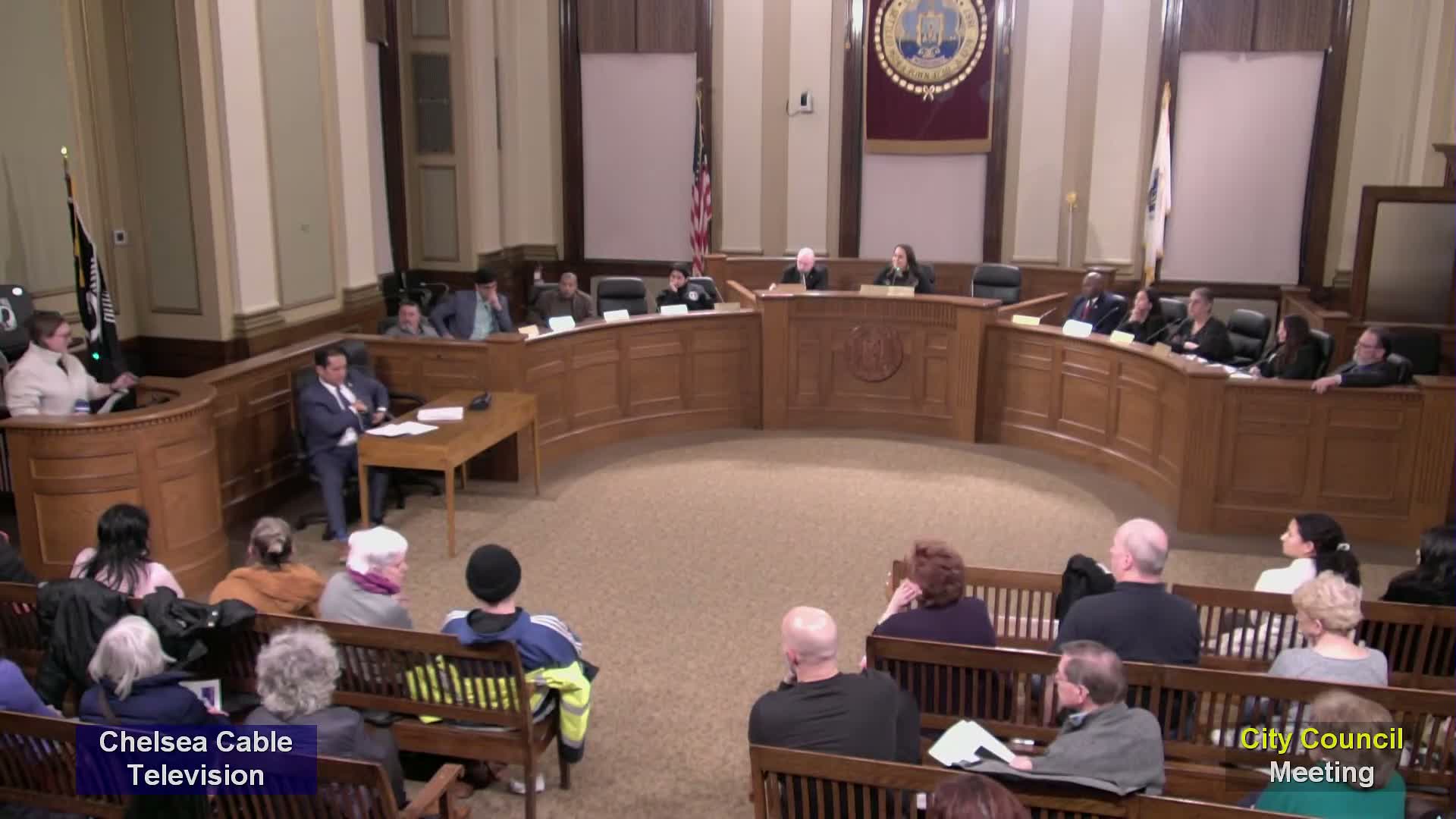 Residents urge Chelsea council to codify sanctuary protections after ICE arrests; council refers petition to subcommittee