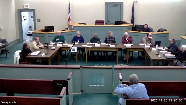 Planning commission advances comprehensive-plan edits and prepares a resolution for the Board of Supervisors